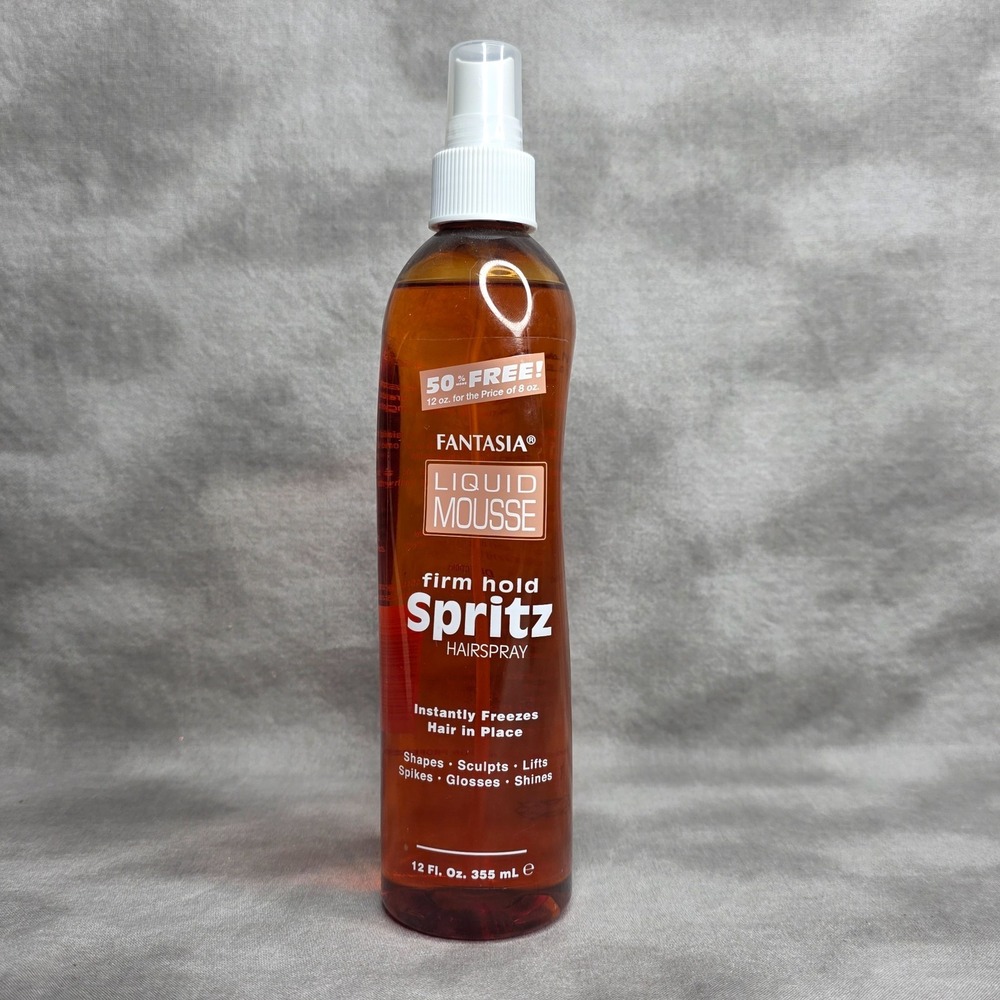 Fantasia IC Liquid Mousse Spritz Firm Hold Hair Spray 12 fl oz